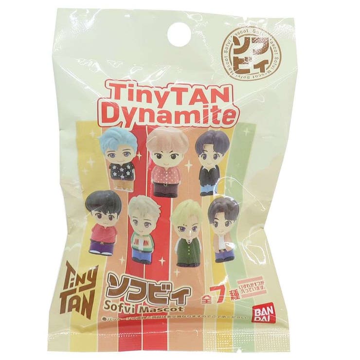 【10％OFFクーポン！4/27(月)9:59まで】cinemacollection タイニータン ミニ フィギュア ソフビィ 全7種 TinyTAN バンダイ コレクション雑貨 キャラクター 商品 シネマコレクション ファッション雑貨cinemacol