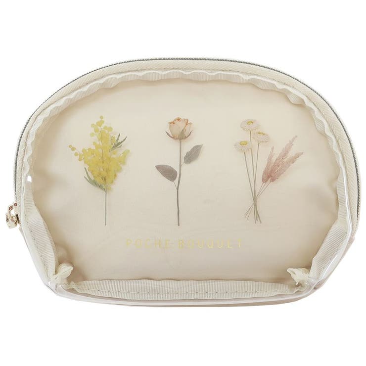 cinemacollection ポシェブーケ グッズ ミニポーチ ポケットティッシュポーチ ライトベージュ クーリア 小物入れ ポケットティッシュケース おし...