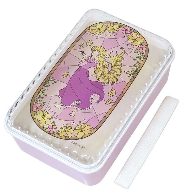 cinemacollection 塔の上のラプンツェル お弁当箱 ステンドグラス風一段ランチBOX ディズニープリンセ..