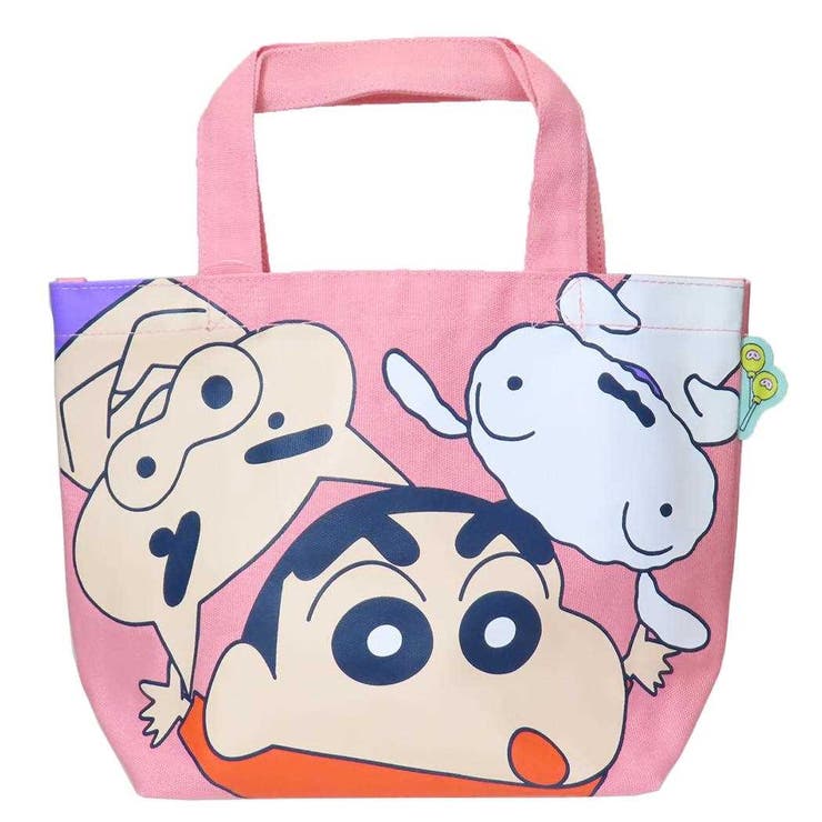 【10％OFFクーポン！3/26(木)1:59まで】cinemacollection クレヨンしんちゃん ランチバッグ カラーマチ付バッグ トリオ スモールプラネット マチ付き お弁当かばん アニメキャラクター グッズ 食器・キッチン用品