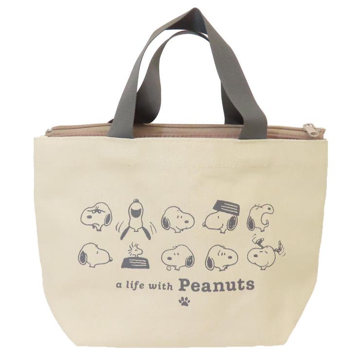 cinemacollection スヌーピー ランチバッグ 保冷バッグ 保冷ポーチ A LIFE WITH PEANUTS ピーナッツ カミオジャパン お弁当かばん キャラクター グッズ 食器・キッチン用品