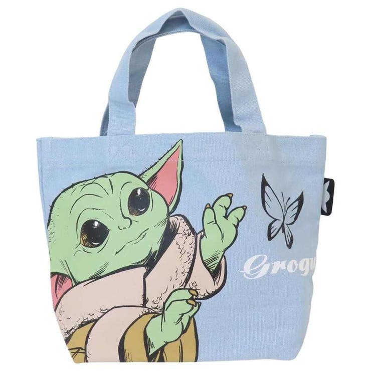 cinemacollection スターウォーズ ランチバッグ カラーマチ付バッグ マンダロリアン 蝶々 STAR WARS スモールプラネット マチ付き お弁当かばん キャラクター グッズ 食器・キッチン用品