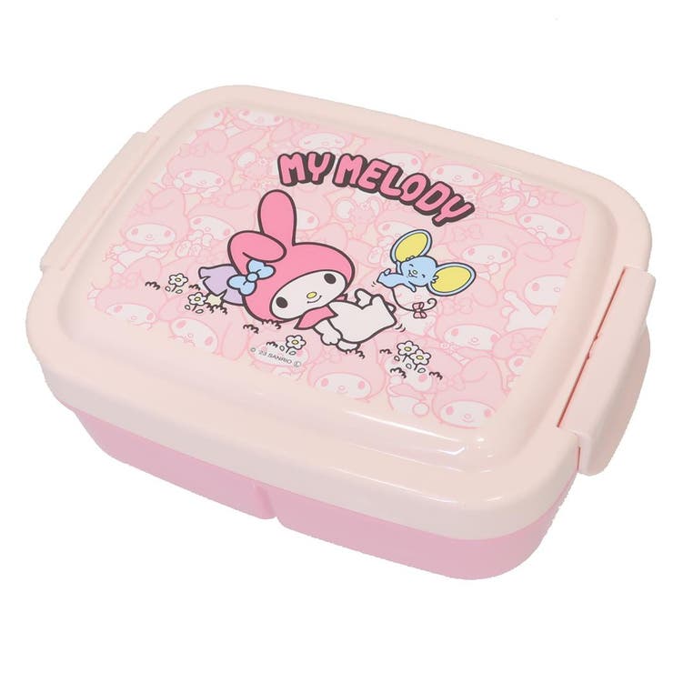 cinemacollection マイメロディ お弁当箱 キッズランチボックス うしろうしろ サンリオ スケーター 仕切り 一体型 ドーム型 840ml キャラクター グッズ 食器・キッチン用品