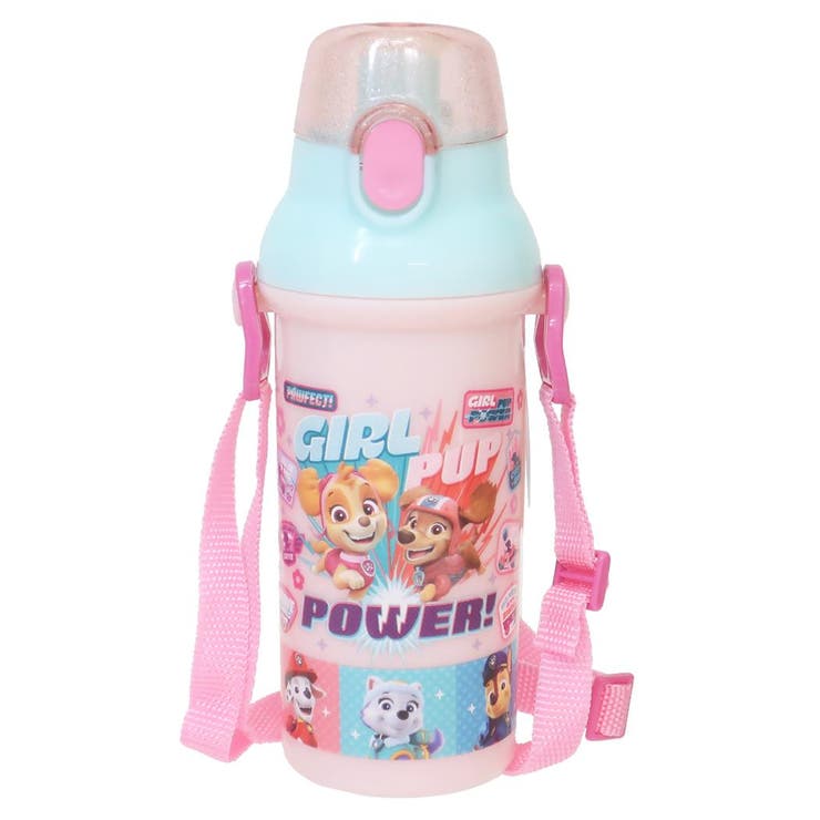 cinemacollection パウパトロール 水筒 抗菌直飲プラボトル GIRL スケーター ワンタッチ 480ml アニメキャラクター グッズ 食器・キッチン用品