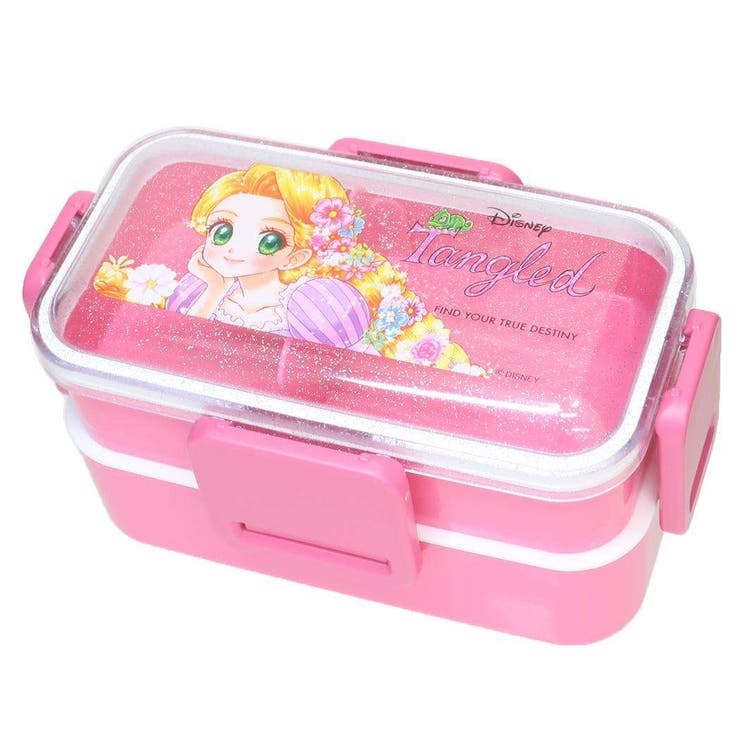 【10％OFFクーポン！2/10(火)1:59まで】cinemacollection 塔の上のラプンツェルx中川翔子 お弁当箱 抗菌 食洗機対応 ふわっと弁当箱 2段 600ml ディズニープリンセス スケーター 二段ランチボックス キャラクター グッズ