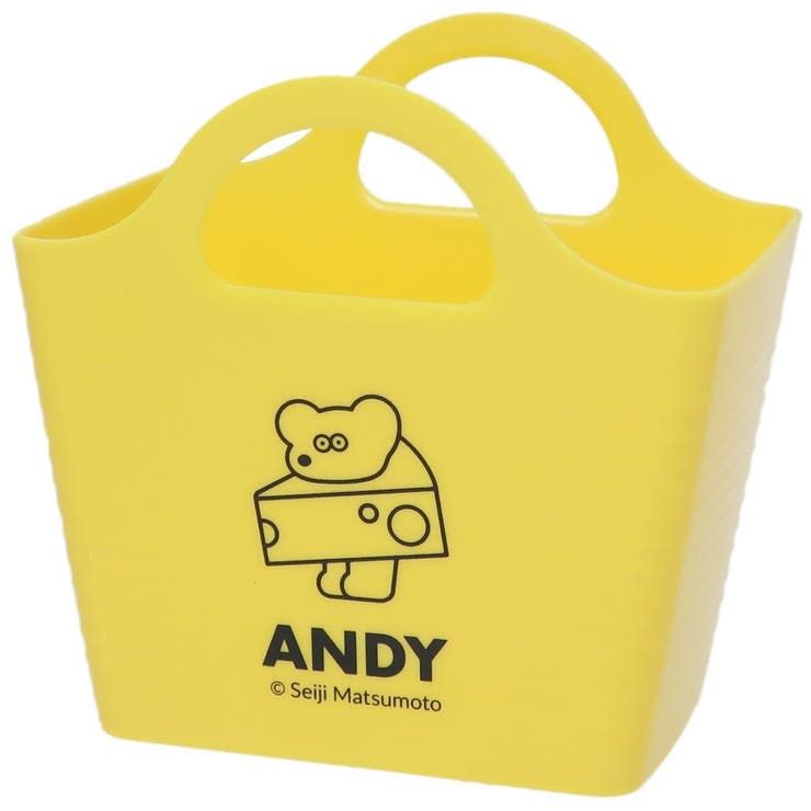 【10％OFFクーポン！2/10(火)1:59まで】cinemacollection ねずみのANDY 卓上収納 ミニバスケット チーズ アンディ カミオジャパン 小物入れ キャラクター グッズ ファッション雑貨