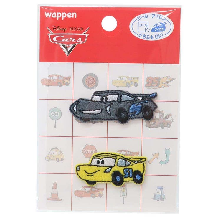 【10％OFFクーポン！1/16(金)1:59まで】cinemacollection カーズ ワッペン アイロンパッチシール ディズニー パイオニア 手芸用品 キャラクター グッズ ファッション雑貨