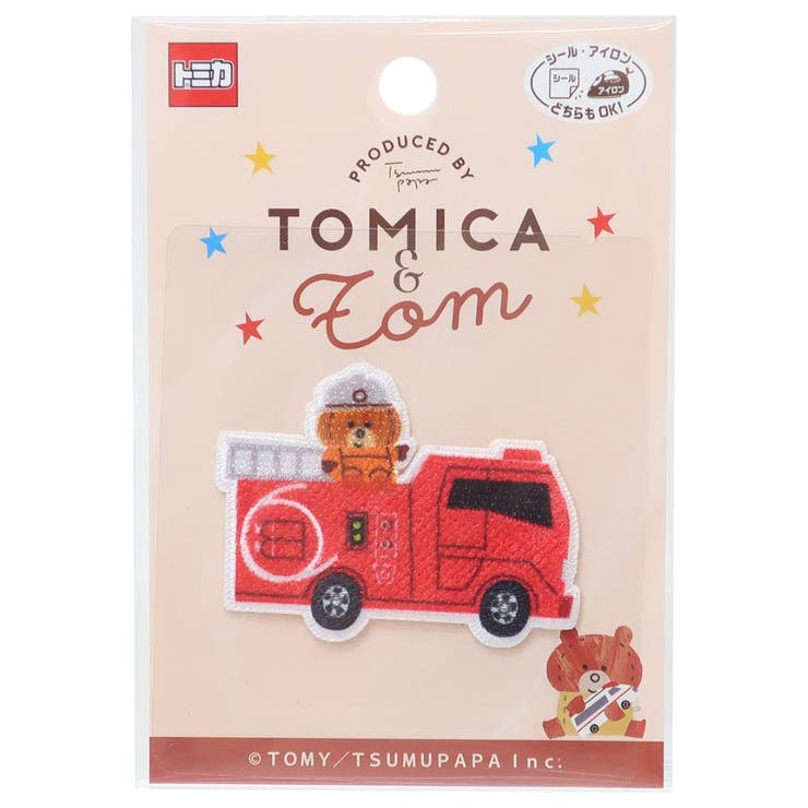 【10％OFFクーポン！1/16(金)1:59まで】cinemacollection トミカ ワッペン アイロンパッチシール トミカ＆トム TOMICA パイオニア 手芸用品 キャラクター グッズ ファッション雑貨