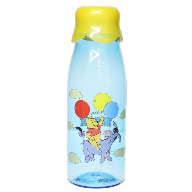 cinemacollection くまのプーさん 水筒 牛乳瓶型ボトル 500ml レトロ ディズニー スケーター ランチ雑貨 キャラクター グッズ 食器・キッチン用品