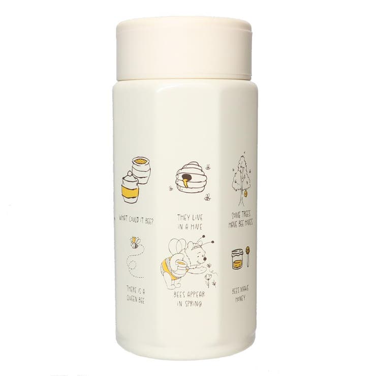 cinemacollection くまのプーさん 保温保冷水筒 八角形ステンレスボトル350ml ディズニー スケーター 直飲み キャラクター グッズ 食器・キッチン用品