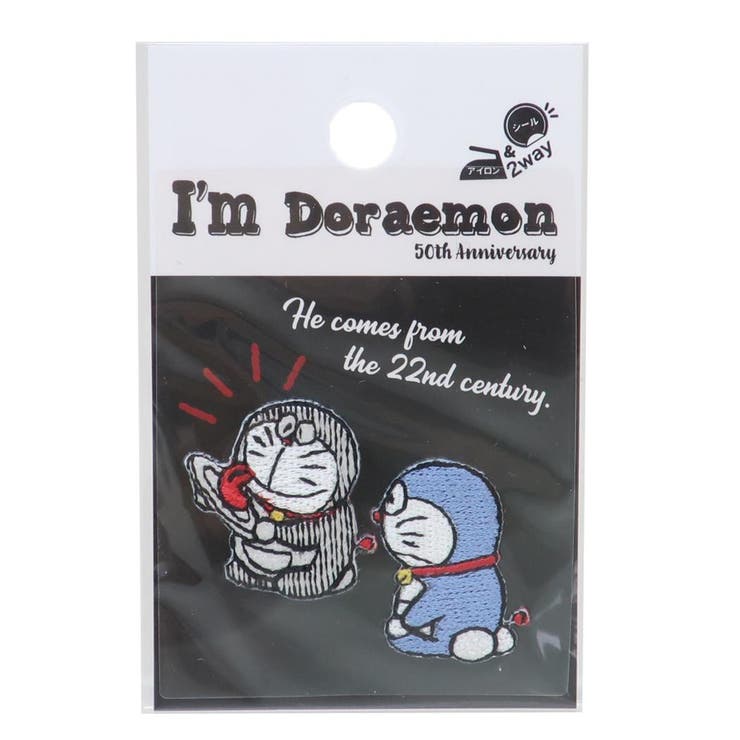 【10％OFFクーポン！1/16(金)1:59まで】cinemacollection アイムドラえもん ワッペン ミニワッペン2点セット 初期ドラ 正座 サンリオ 社コッカ 手芸用品 アニメキャラクター グッズ ファッション雑貨