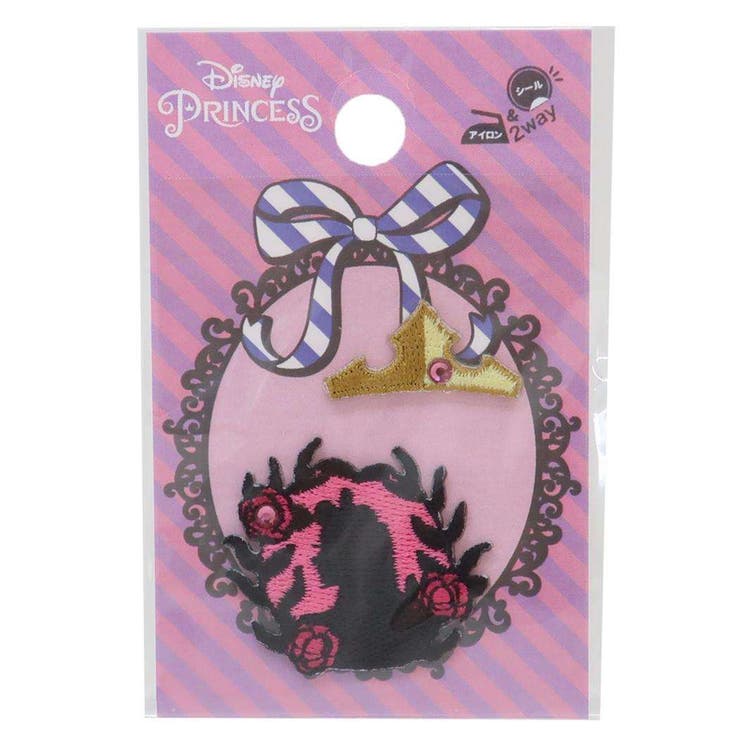 【10％OFFクーポン！1/16(金)1:59まで】cinemacollection 眠れる森の美女 ワッペン ぷちぷんと 2枚入り オーロラ姫 ディズニープリンセス 社コッカ 手芸用品 刺繍 ししゅう キャラクター グッズ ファッション雑貨