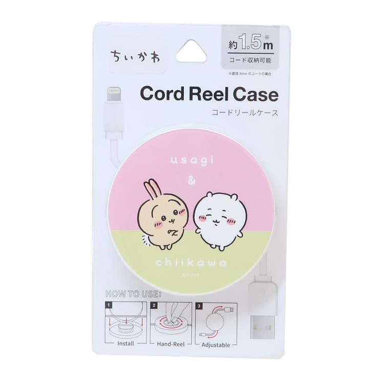 【10％OFFクーポン！3/26(木)1:59まで】cinemacollection ちいかわ ケーブルホルダー コードリールケース ちいかわ＆うさぎ グルマンディーズ ケーブル収納 キャラクター グッズ ファッション雑貨