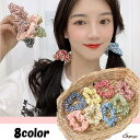 shoppinggo シュシュ レディース ヘアゴム ヘアアクセ チェック柄 タータンチェック ヘアアクセサリー ヘアアクセサリー