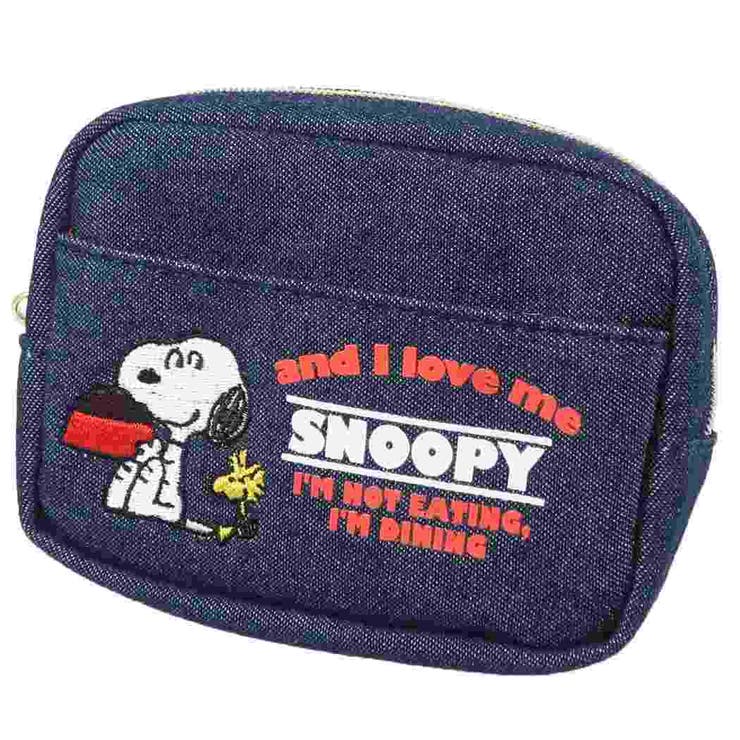 cinemacollection スヌーピー コスメポーチ マルチポーチ レッド ピーナッツ ケイカンパニー 化粧ポー..
