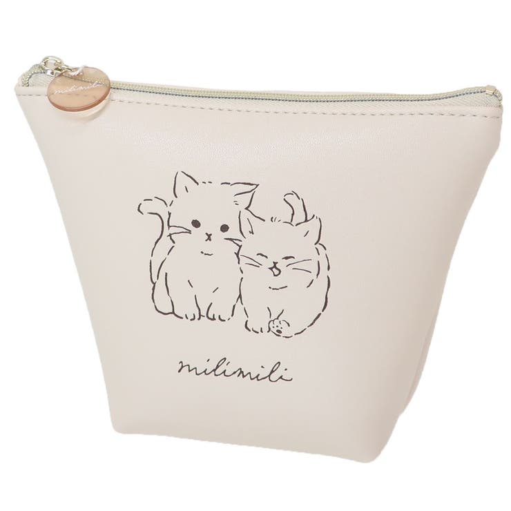【10％OFFクーポン！12/11(木)1:59まで】cinemacollection ミリミリ milimili コスメポーチ 舟形ポーチ..