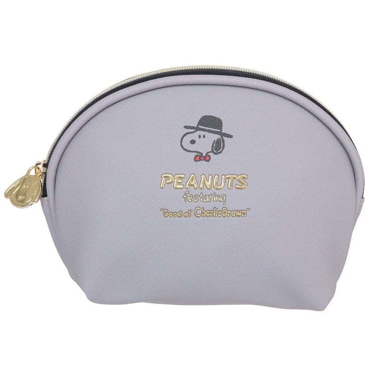 cinemacollection スヌーピー コスメポーチ コスメティックシェルポーチ ハット GY ピーナッツ スモー..