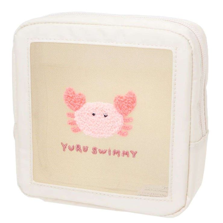 cinemacollection ゆるすいみー コスメポーチ ブロックポーチ かに クーリア 小物入れ 化粧ポーチ かわ..