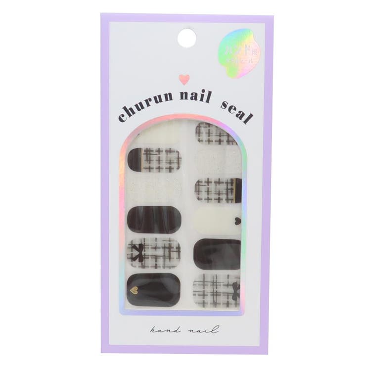 cinemacollection コスメ雑貨 ネイルシール グレーチェック カミオジャパン ネイルア ...