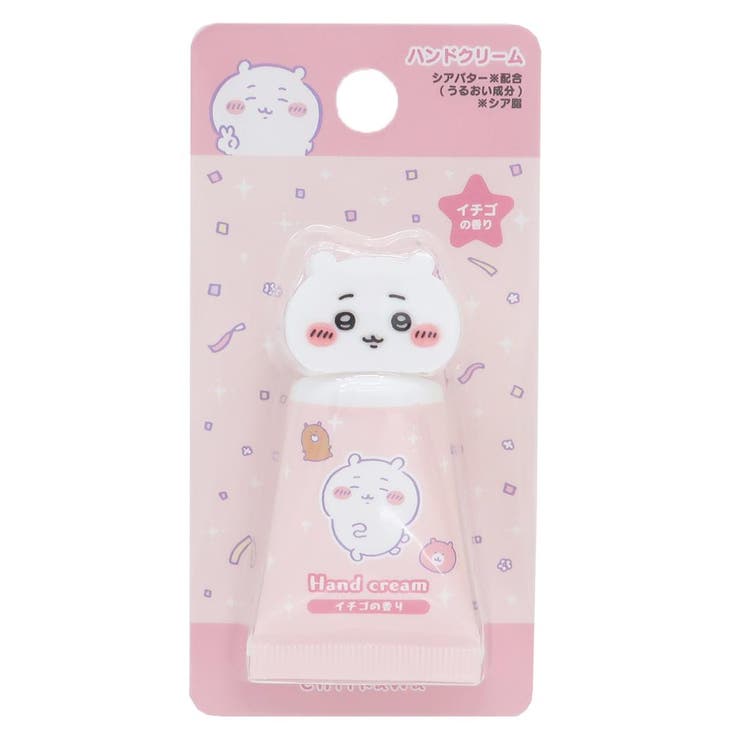 cinemacollection ちいかわ コスメ雑貨 マスコット付きハンドクリーム イチゴの香り レイス ハンドケア キャラクター グッズ ボディ・ハンド・フットケア