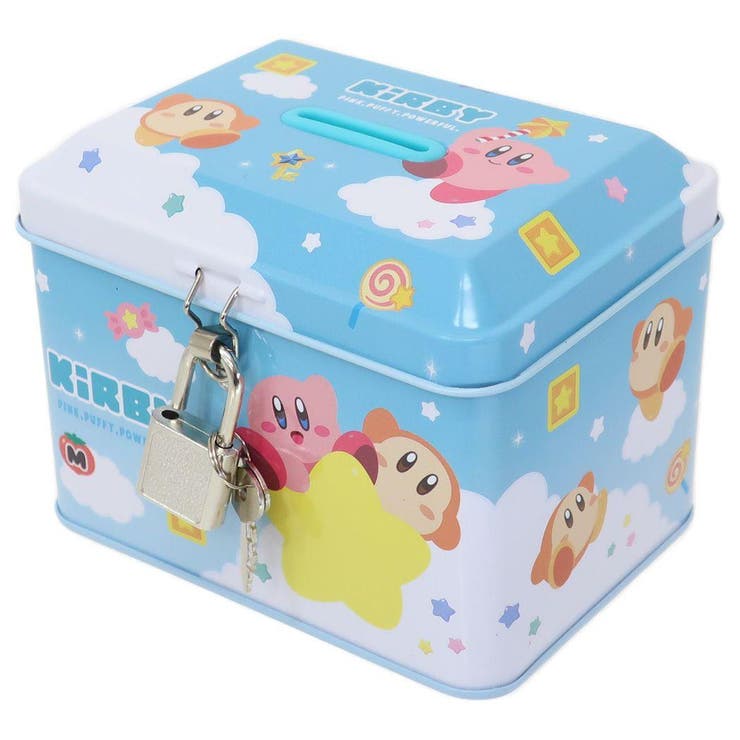 【10％OFFクーポン！12/11(木)1:59まで】cinemacollection 星のカービィ 貯金箱 カギ付き缶バンク ぼうけん ティーズファクトリー プレゼント キャラクター グッズ 寝具・インテリア雑貨