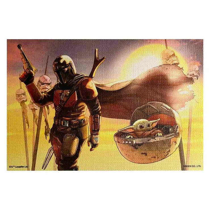 【10％OFFクーポン！2/10(火)1:59まで】cinemacollection スターウォーズ マンダロリアン コレクター雑貨 キャンバスカード C STAR WARS インロック コレクション雑貨 キャラクター グッズ 寝具・インテリア雑貨