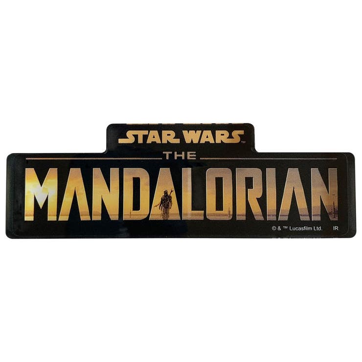 【10％OFFクーポン！2/10(火)1:59まで】cinemacollection スターウォーズ マンダロリアン インテリア雑貨 ロゴアクリルブロック シーズン1 STAR WARS インロック コレクション雑貨 映画キャラクター グッズ 寝具・イン