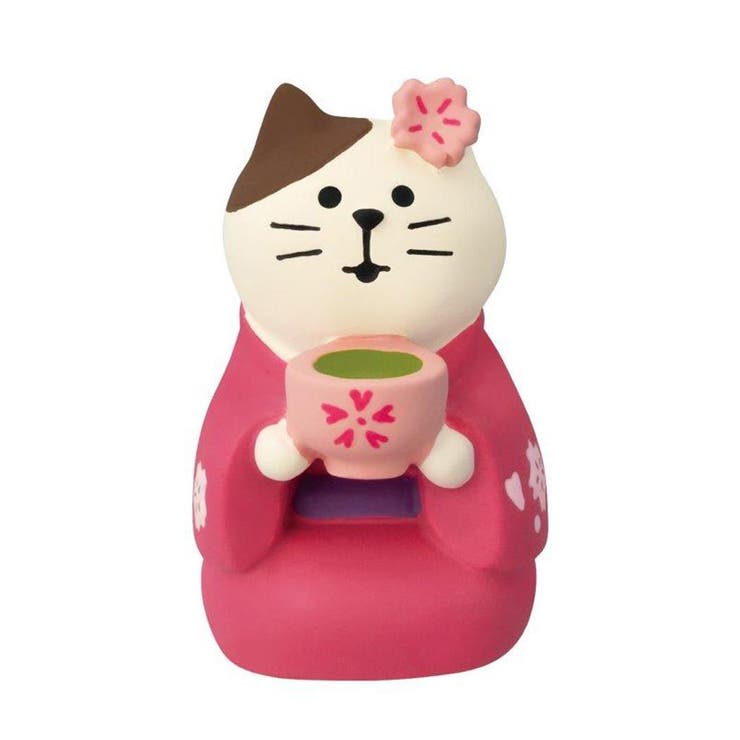 【10％OFFクーポン！2/23(月)1:59まで】cinemacollection マスコット 京抹茶猫 デコレ インテリア かわいい グッズ 寝具・インテリア雑貨