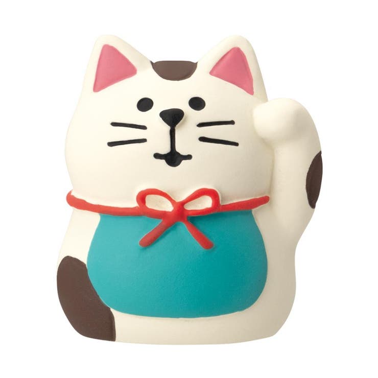 【10％OFFクーポン！12/11(木)1:59まで】cinemacollection FUKU 福 MONO concombre マスコット 豆福マスコット 招き猫 ぶち デコレ インテリア かわいい グッズ 寝具・インテリア雑貨