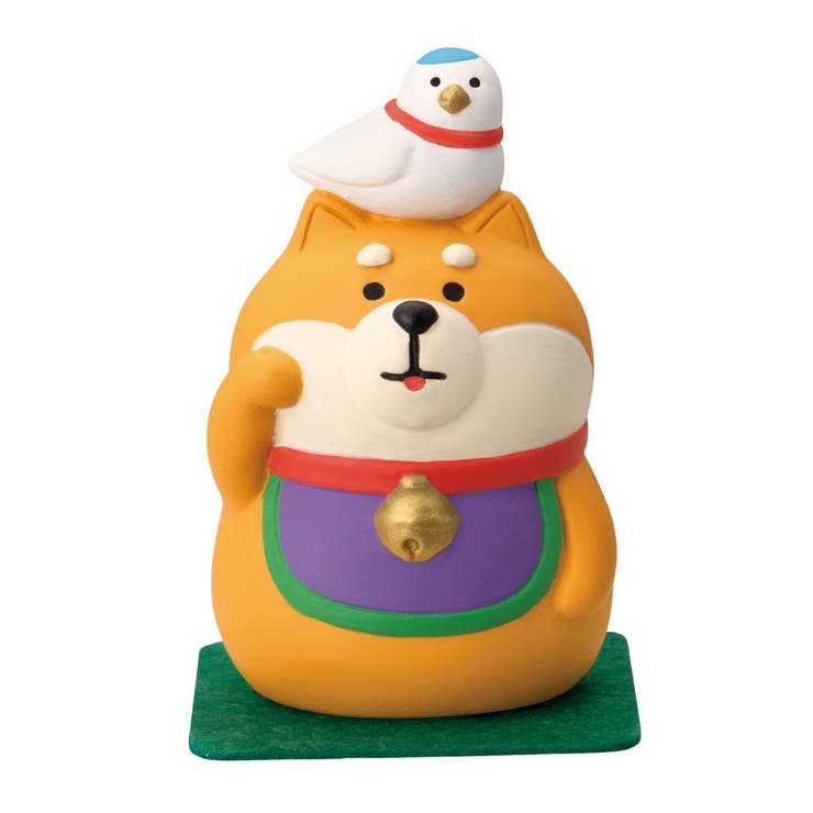 【10％OFFクーポン！3/26(木)1:59まで】cinemacollection FUKU 福 MONO concombre マスコット のせのせ招きわんこ デコレ インテリア かわいい グッズ 寝具・インテリア雑貨