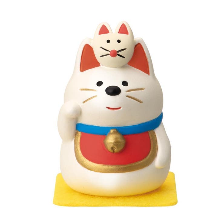 【10％OFFクーポン！3/26(木)1:59まで】cinemacollection FUKU 福 MONO concombre マスコット のせのせ招ききつね デコレ インテリア かわいい グッズ 寝具・インテリア雑貨