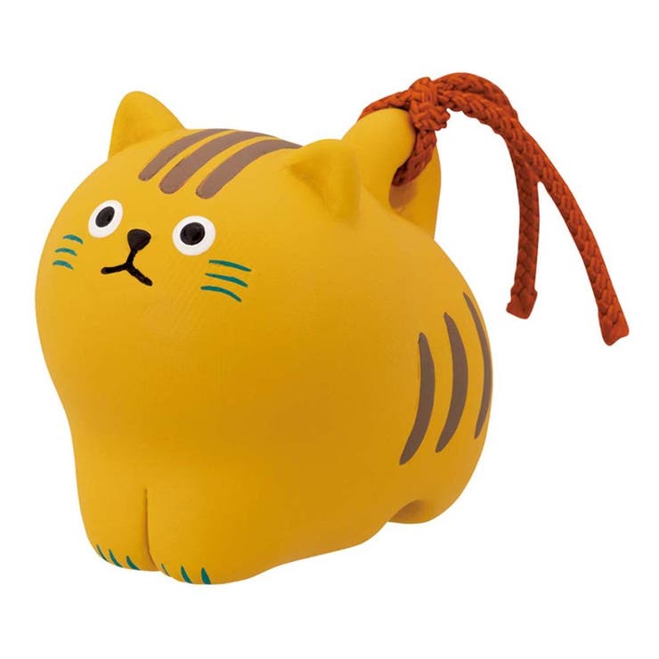 cinemacollection インテリア雑貨 にゃん福土鈴 トラ ねこ デコレ 置物 かわいい グッズ 寝具・インテリア雑貨