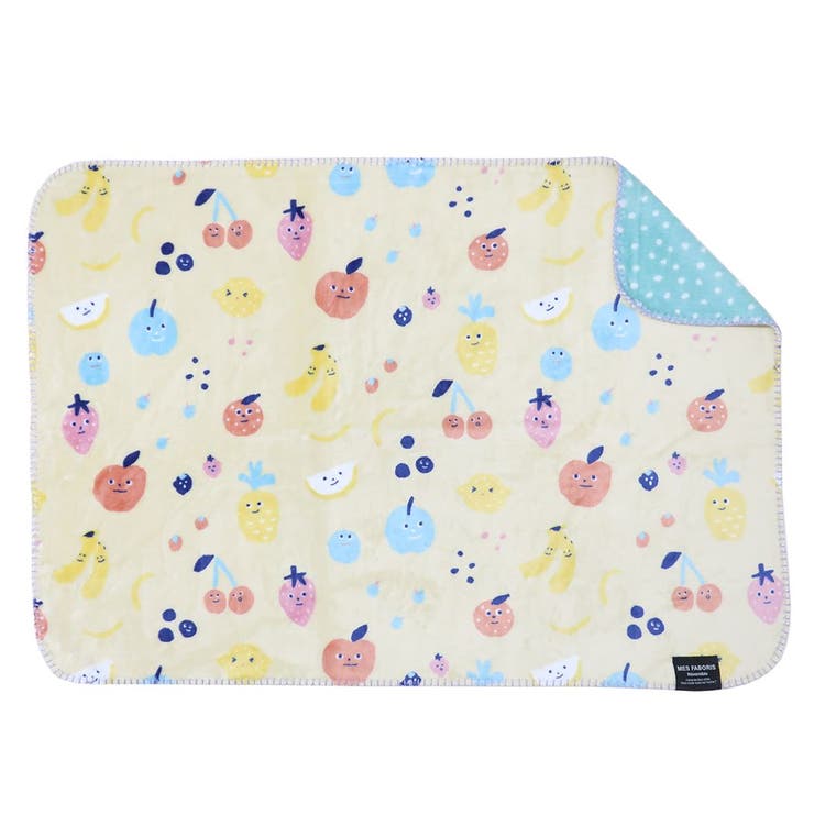 【10％OFFクーポン！本日実施中】cinemacollection フルーティ 毛布 リバーシブルブランケット イエロー ウォーマー雑貨 フレンズヒル ひざ掛け 寒さ対策 グッズ 寝具・インテリア雑貨