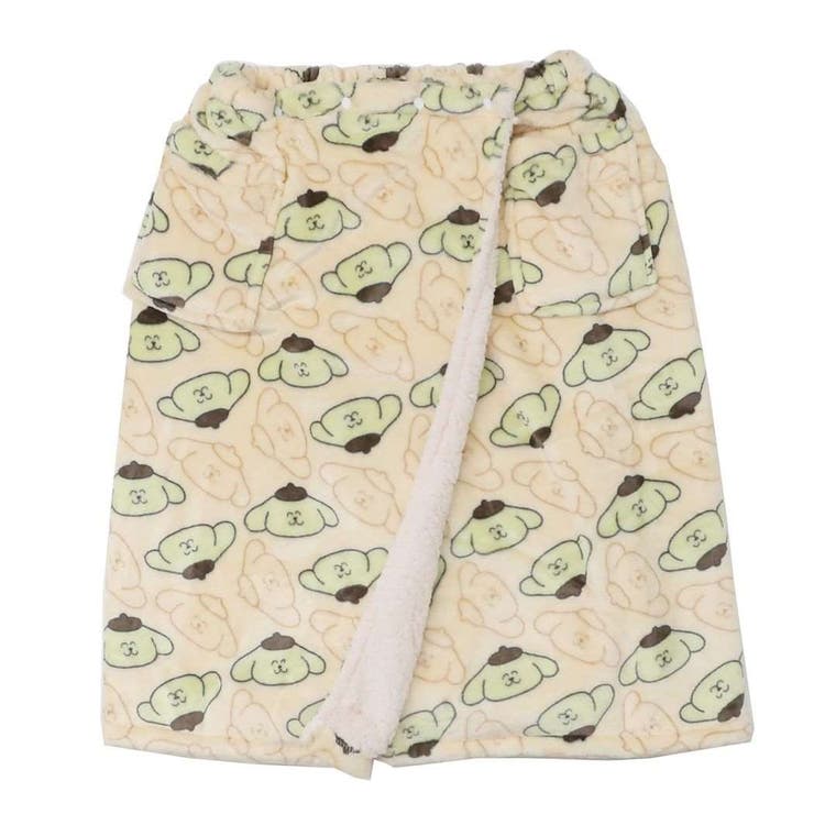 cinemacollection ポムポムプリン ひざ掛け 巻きブランケット おえかきさんxさんりおきゃらくたーず サ..