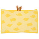 cinemacollection トムとジェリー ひざ掛け毛布 マスコット付きブランケット ロールアップイエロー ワーナーブラザース 丸眞 ウォーマー雑貨 キャラクター グッズ 寝具・インテリア雑貨