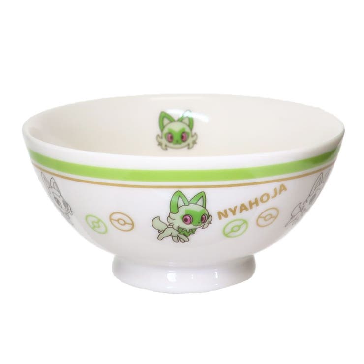 cinemacollection ポケットモンスター お茶碗 シンプル茶碗M ニャオハ ポケモン 金正陶器 食器 かわいい キャラクター グッズ 食器・キッチン用品