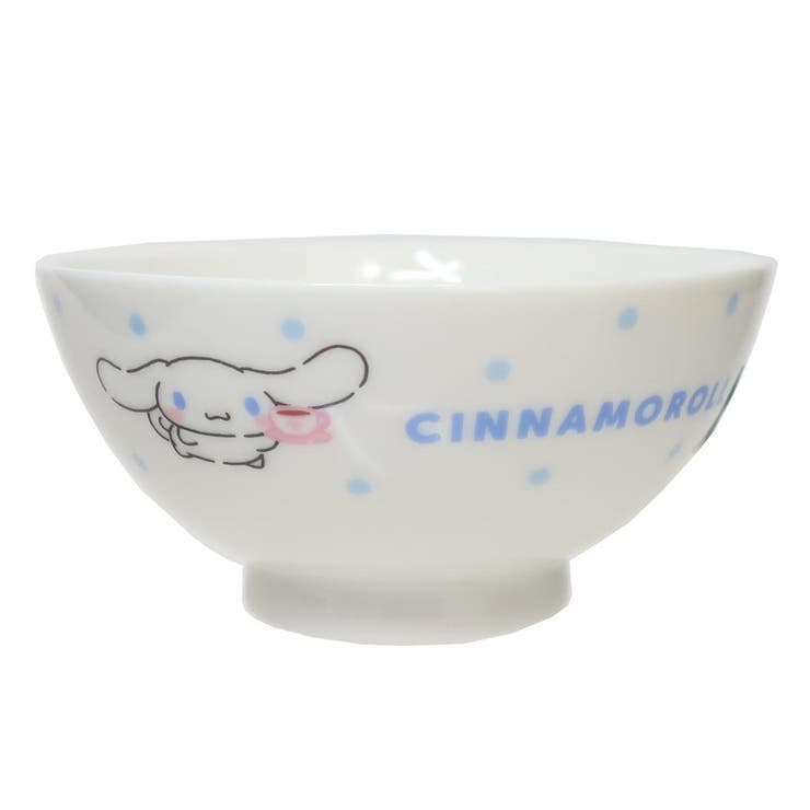 【10％OFFクーポン！1/16(金)1:59まで】cinemacollection シナモロール キッズ食器 茶碗 スイーツ＆ドット サンリオ 金正陶器 日本製食器 キャラクター グッズ 食器・キッチン用品