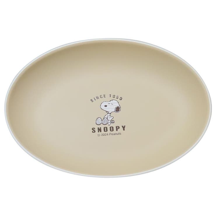 【10％OFFクーポン！1/16(金)1:59まで】cinemacollection スヌーピー 中皿 オーバルプレート スヌーピー とさんぽ ピーナッツ カミオジャパン 食器 キャラクター グッズ 食器・キッチン用品