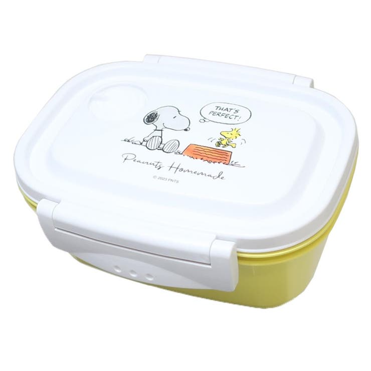 cinemacollection スヌーピー お弁当箱 スチーム式ランチBOX バッジ ピーナッツ スケーター 電子レンジ対応 食洗機対応 キャラクター グッズ 食器・キッチン用品