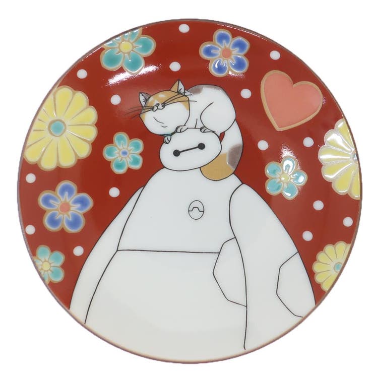 【10％OFFクーポン！11/27(木)1:59まで】cinemacollection ベイマックス 小皿 九谷焼豆皿 ディズニー ..