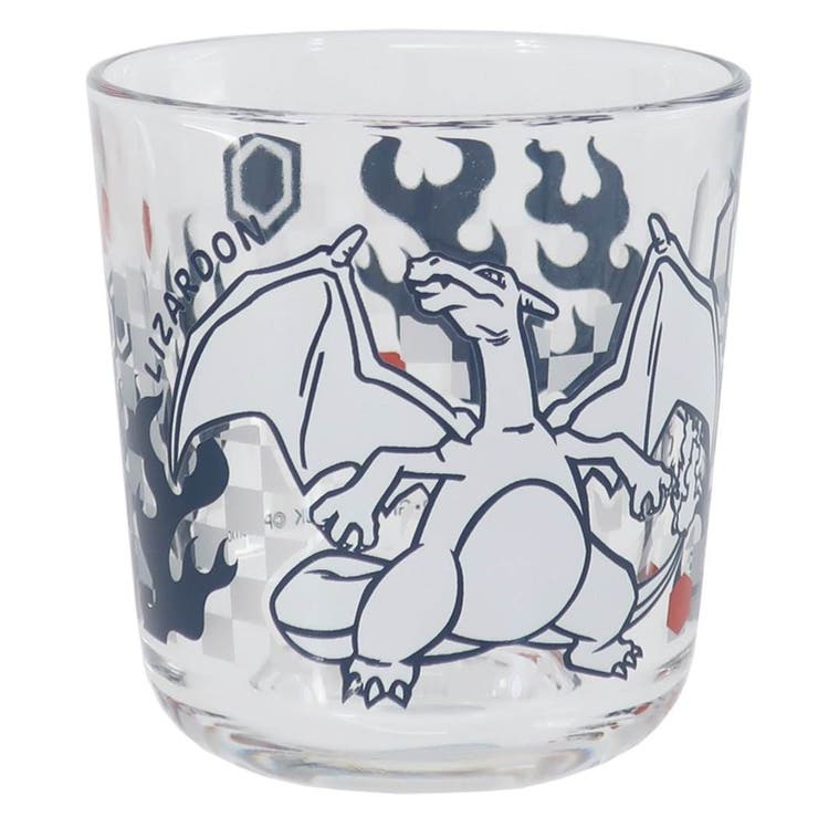 【10％OFFクーポン！2/10(火)1:59まで】cinemacollection ポケモン ガラスコップ グラスワイドタンブラー 切り絵 リザードン ポケットモンスター 金正陶器 ギフト雑貨 プレゼント キャラクター グッズ シネマコレクション 食器