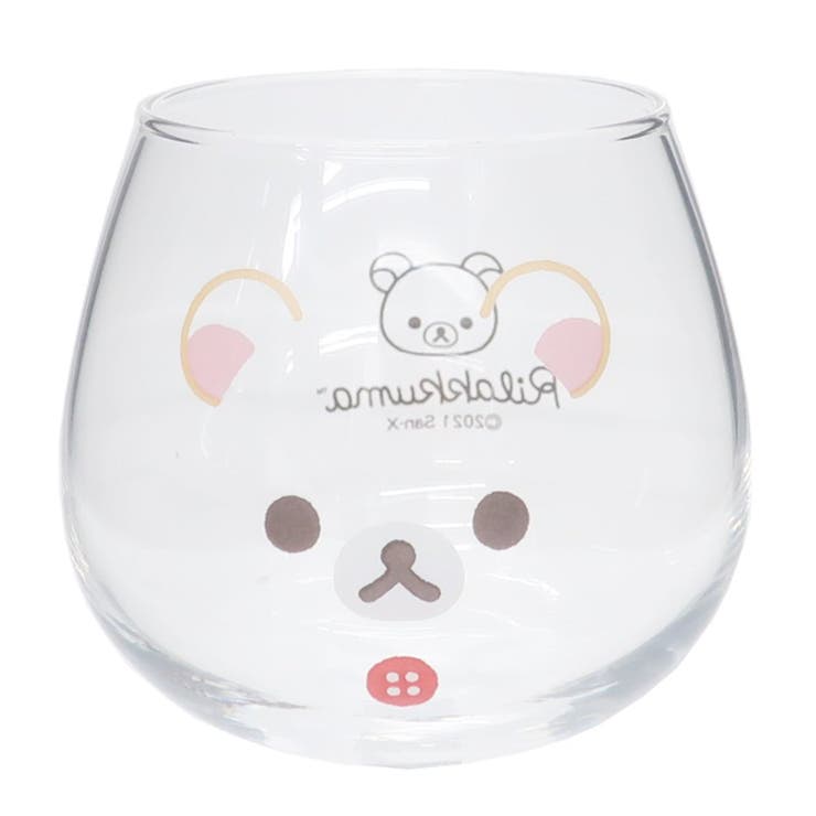 cinemacollection リラックマ ガラスコップ ゆらゆら タンブラー コリラックマ フェイス サンエックス 金正陶器 プレゼント かわいい キャラクター グッズ シネマコレクション 食器・キッチン用品