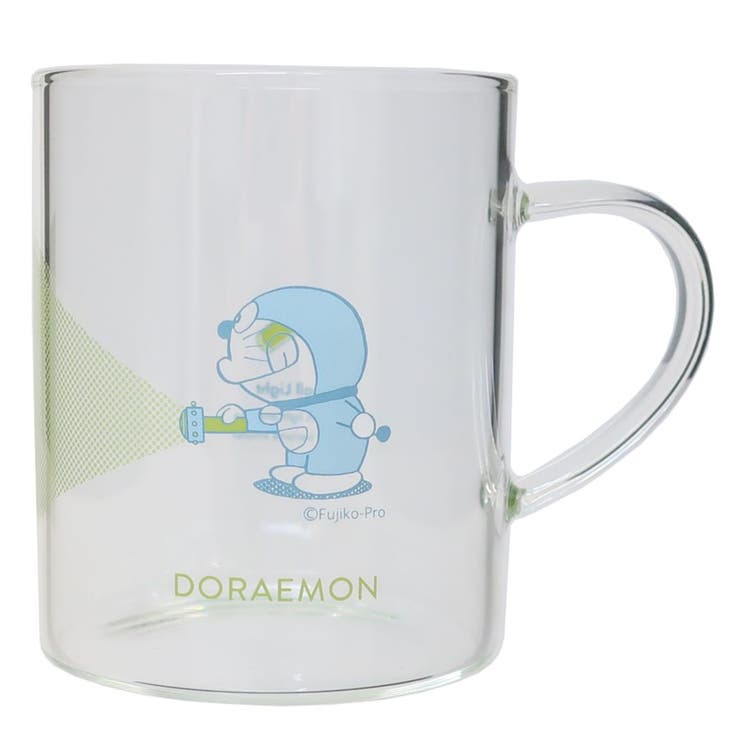 【ポイント2倍＆クーポン！3/11(水) 1:59まで】cinemacollection ドラえもん マグカップ 耐熱マグ スモールライト 藤子F不二雄 Green Flash プレゼント ガラスマグ アニメキャラクター グッズ 食器・キッチン用品