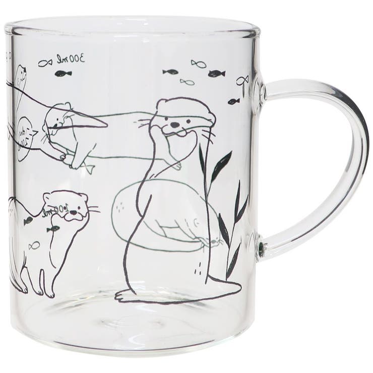 【10％OFFクーポン！11/27(木)1:59まで】cinemacollection マグカップ 耐熱グラスマグ 海アート カワウ..