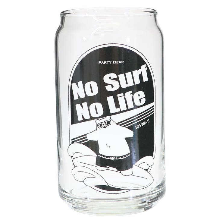 cinemacollection ガラスコップ 缶型グラス WAVE PARTY BEAR サンアー ...