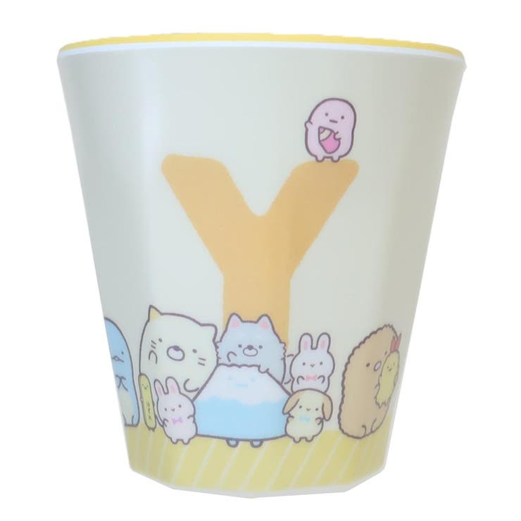 【10％OFFクーポン！2/23(月)1:59まで】cinemacollection すみっコぐらし メラミンコップ イニシャルマットメラミンカップ あつまるんです Y サンエックス ティーズファクトリー プラスチック 食器 キャラクター グッズ 食器・