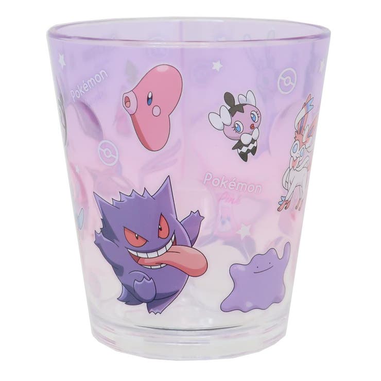 cinemacollection ポケットモンスター プラカップ ドットタンブラー グラデーション パープル＆ピンク ポケモン ティーズファクトリー プラスチック 食器 かわいい キャラクター グッズ 食器・キッチン用品