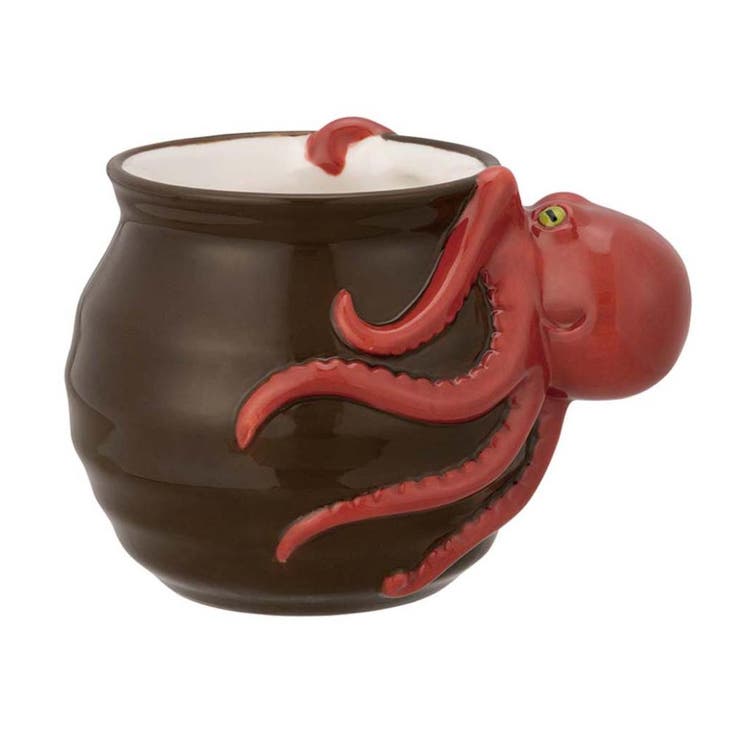 【10％OFFクーポン！3/26(木)1:59まで】cinemacollection マグカップ 隠れ家マグ タコ デコレ プレゼント かわいい グッズ 食器・キッチン用品