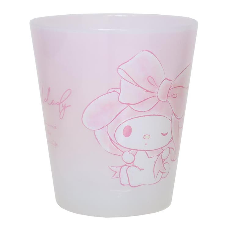 cinemacollection マイメロディ プラカップ ドットタンブラー 水彩ビッグリボン サンリオ ティーズファ..