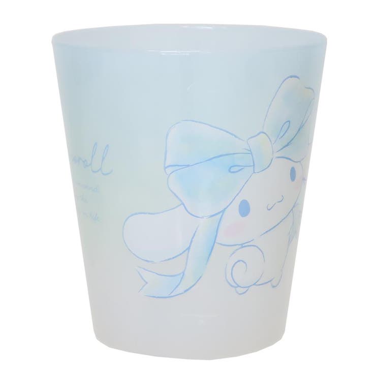 cinemacollection シナモロール プラカップ ドットタンブラー 水彩ビッグリボン サンリオ ティーズファ..